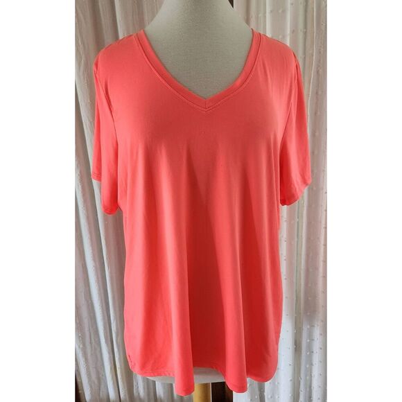 A23  Zone Pro really soft athletic Orange t shirt - Picture 1 of 9